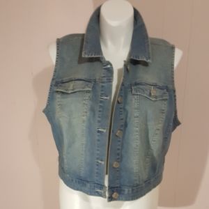 Denim vest